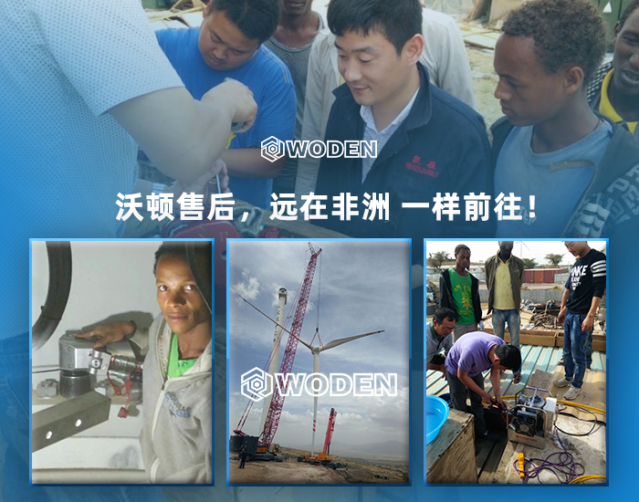 沃頓液壓扳手非洲售后情景 沃頓液壓扳手非洲售后情景