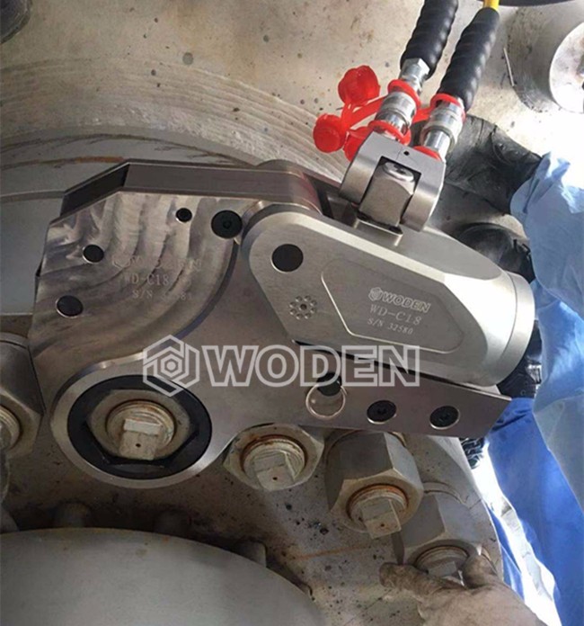 中空液壓扳手使用情景 中空液壓扳手使用情景