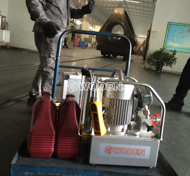 沃頓液壓扳手應用于天奇風電