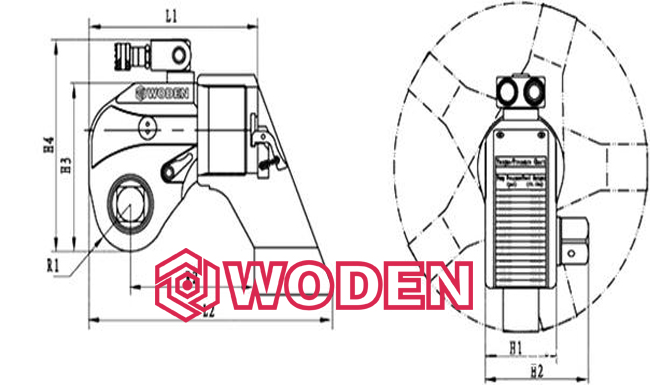 液壓扳手內(nèi)部結構圖