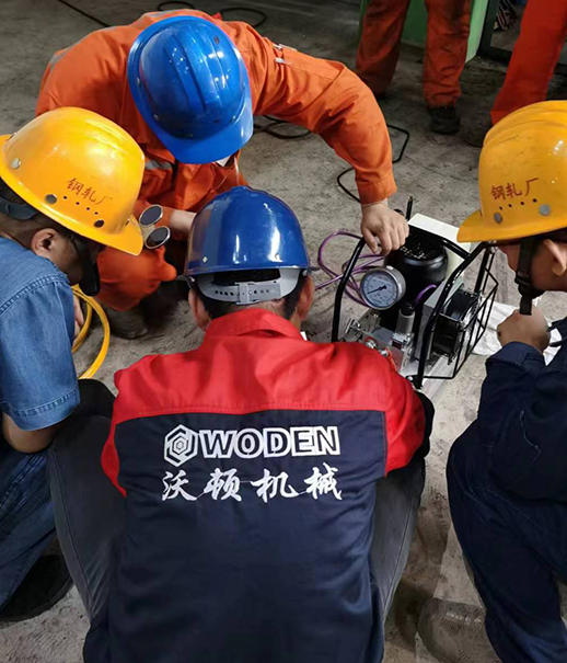 老客戶(東華鋼鐵)再次選擇沃頓液壓扳手應(yīng)用于大修工作